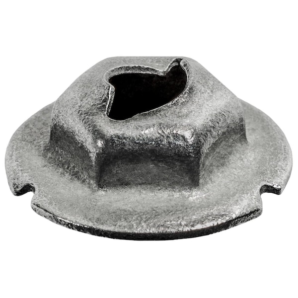 Auveco SELF-THREADING NUT 6MM STUD 11MM HEX ZINC, 50PK 19548 - main